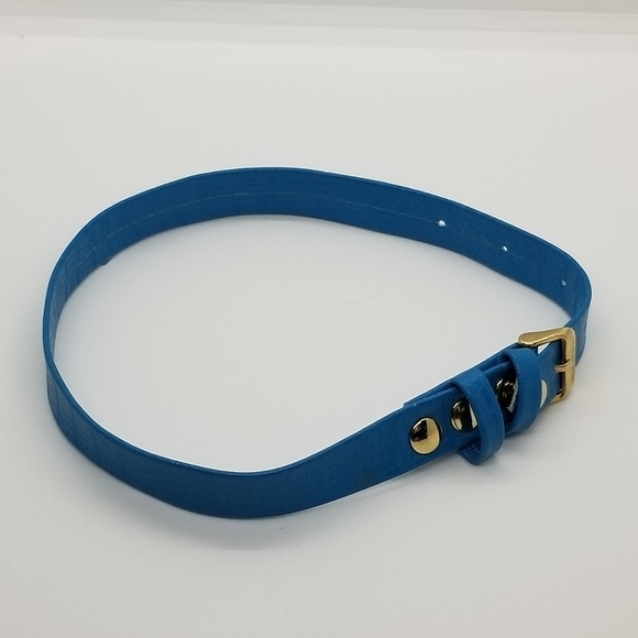 La Mer Collection aqua faux leather wrap bracelet - Picture 2 of 8